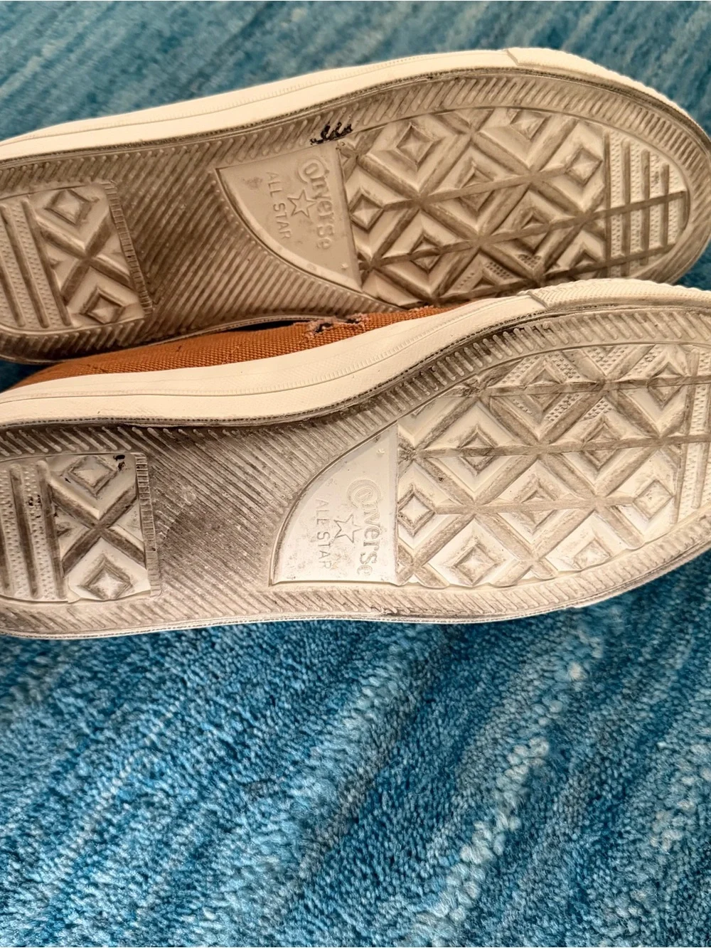 Converse One Star Ox Canvas Low Top Sneakers Burnt Orange Men's 7.5 Women's 9 - Picture 6 of 9